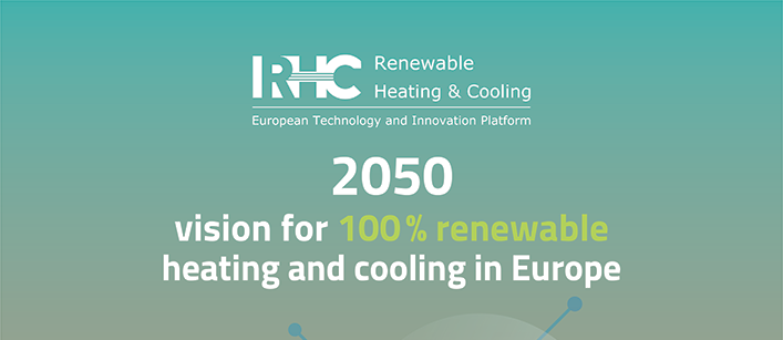 The RHC ETIP publication ‘2050 Vision for 100% Renewable Heating and Cooling in Europe’ is ONLINE!